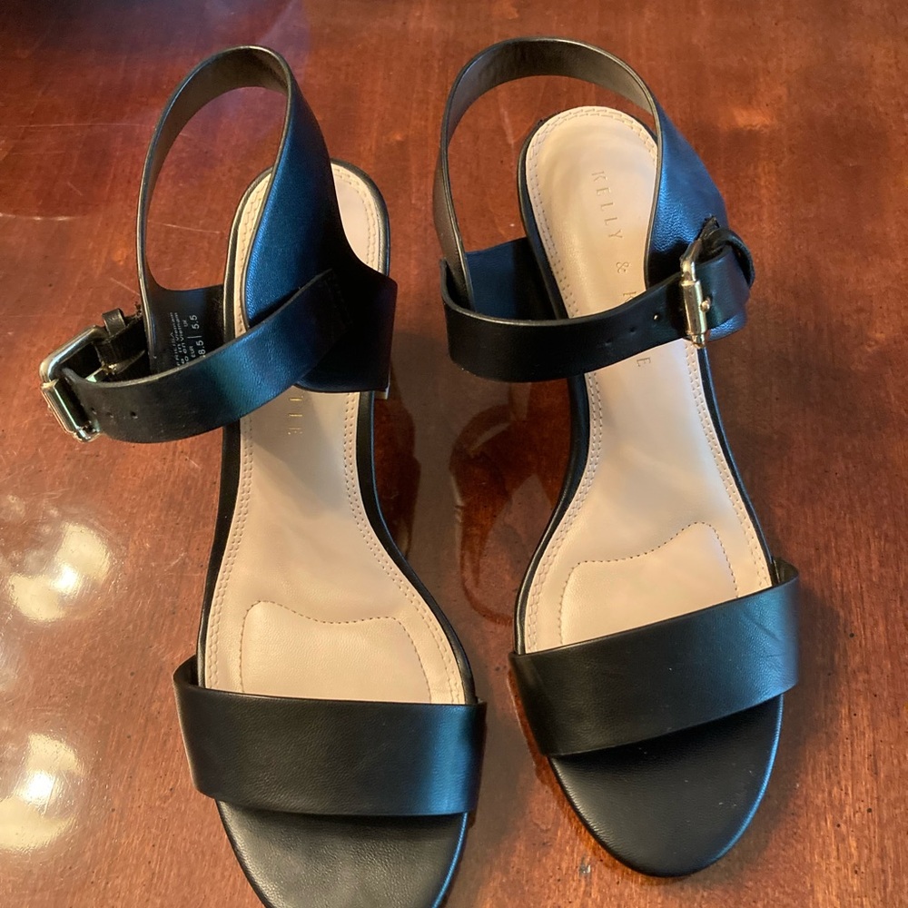 Black Leather Sandals